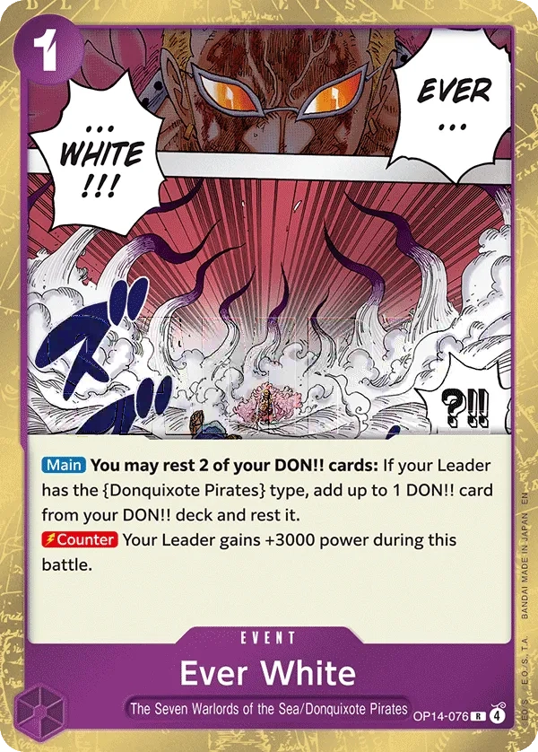 Carta Ever White (OP14-076)