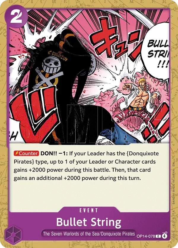 Carta Bullet String (OP14-078)