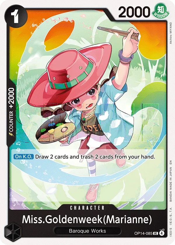 Carta Miss.Goldenweek(Marianne) (OP14-085)