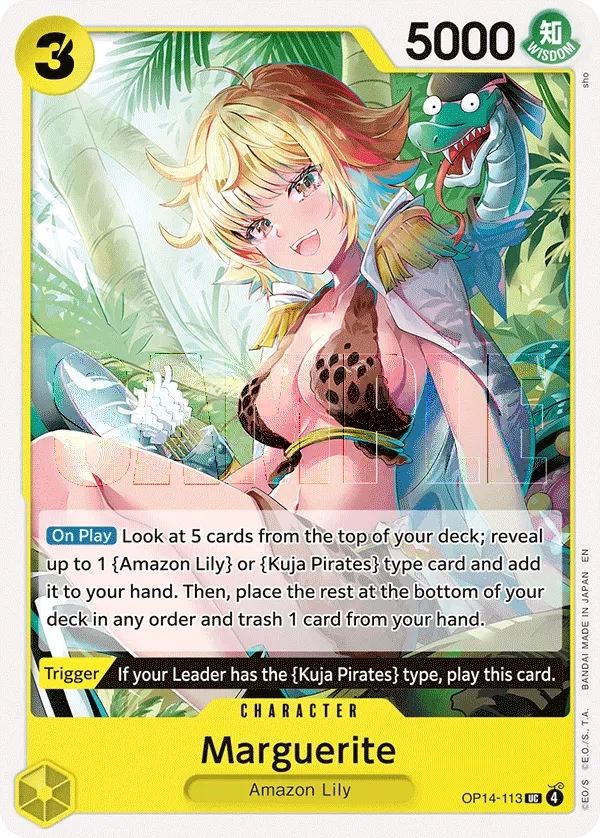 Carta Marguerite (OP14-113)