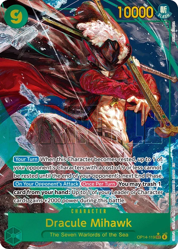 Carta Dracule Mihawk (OP14-119)
