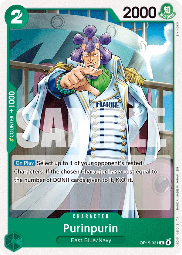 Carta Purinpurin (OP15-031)