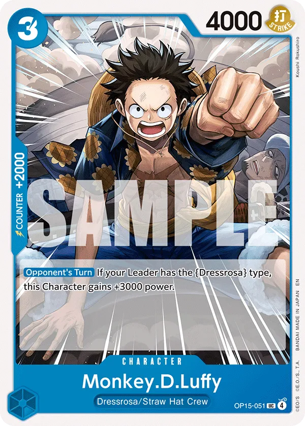 Carta Monkey.D.Luffy (OP15-051)
