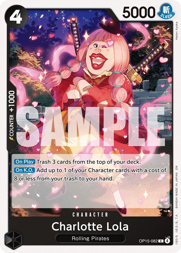 Carta Charlotte Lola (OP15-082)