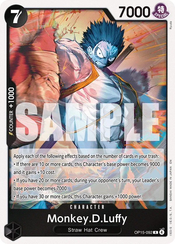 Carta Monkey.D.Luffy (OP15-092)