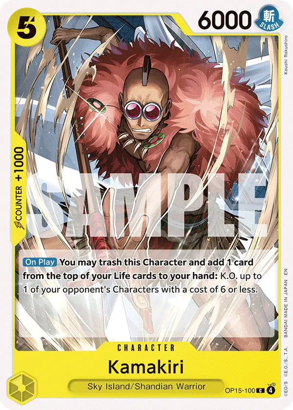 Carta Kamakiri (OP15-100)
