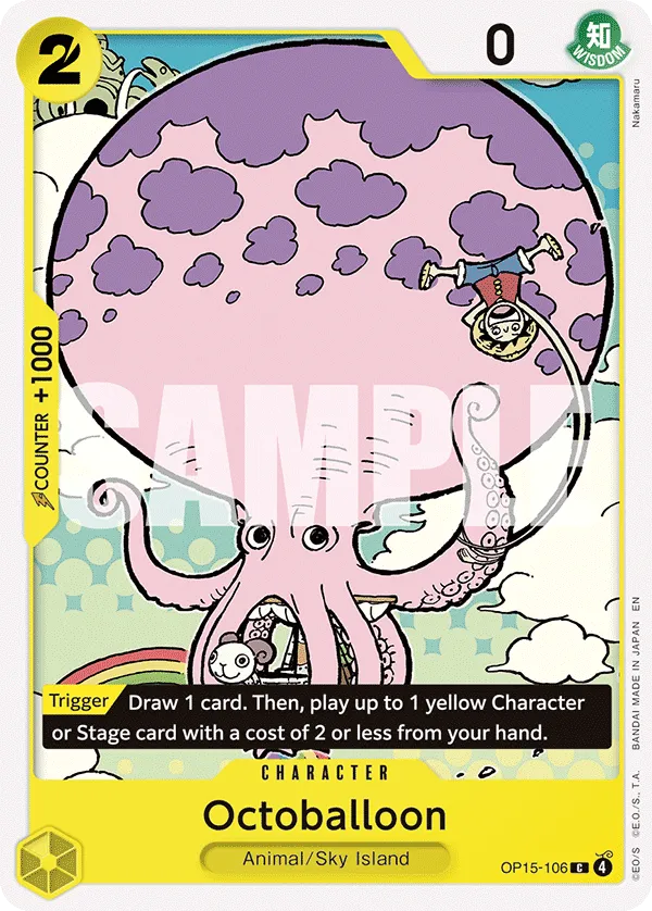 Carta Octoballoon (OP15-106)