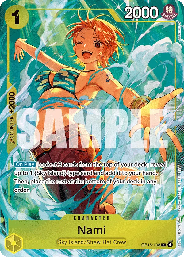 Carta Nami (OP15-108)