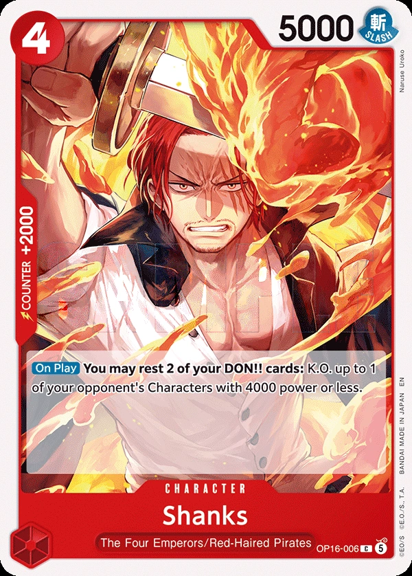 Carta Shanks (OP16-006)