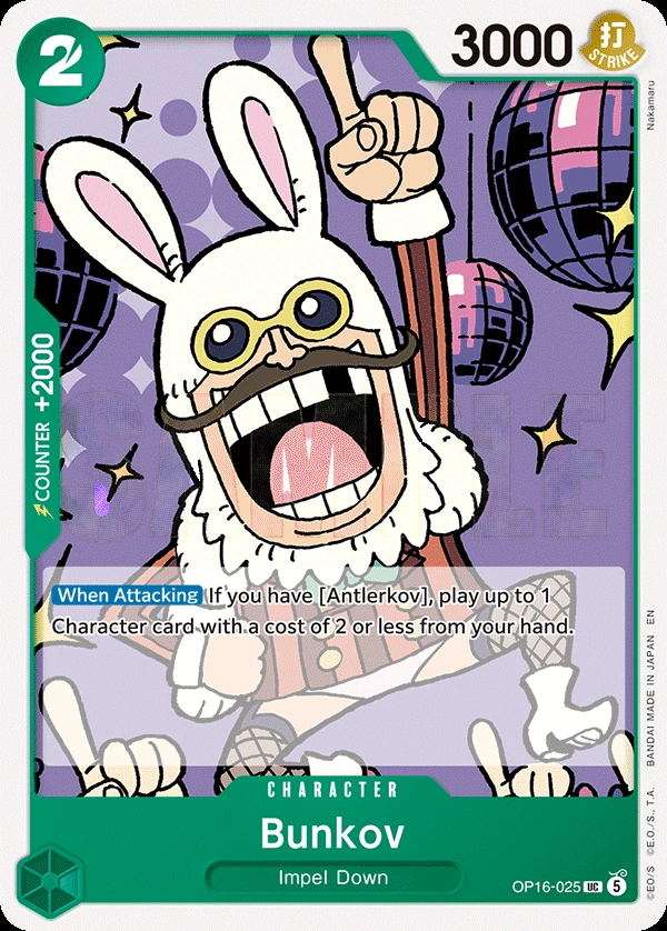 Carta Bunkov (OP16-025)