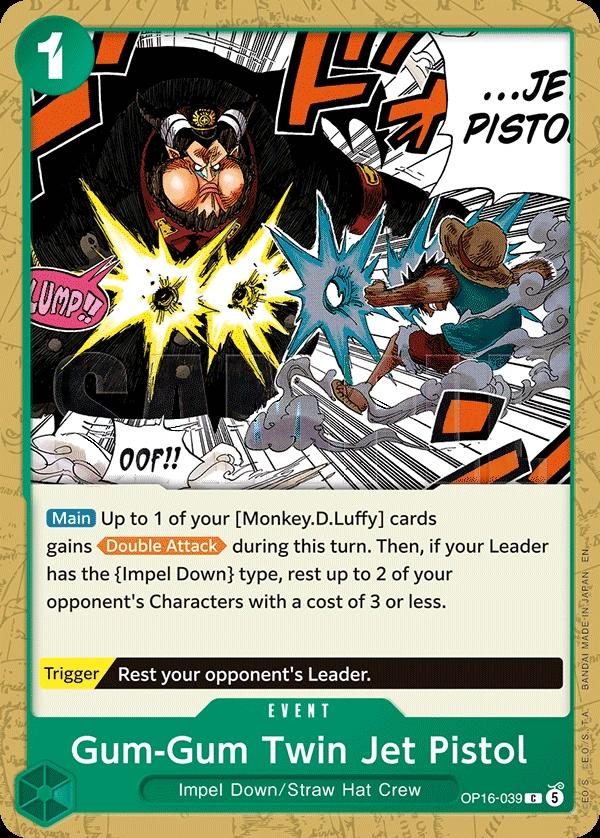 Carta Gum-Gum Twin Jet Pistol (OP16-039)
