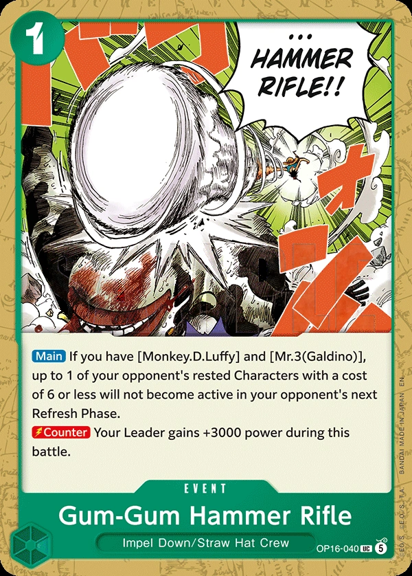 Carta Gum-Gum Hammer Rifle (OP16-040)