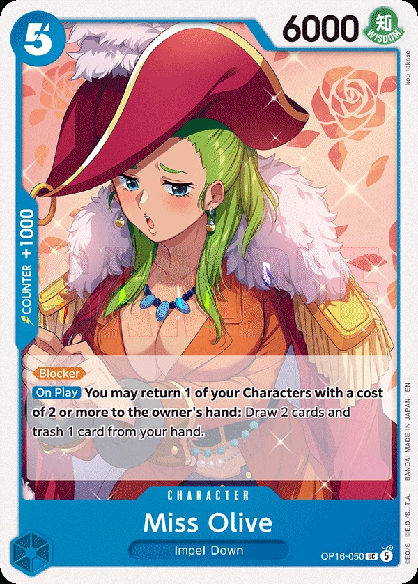 Carta Miss Olive (OP16-050)