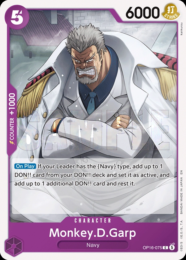 Carta Monkey.D.Garp (OP16-075)