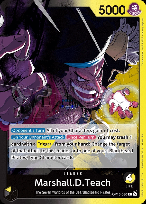 Carta Marshall.D.Teach (OP16-080)