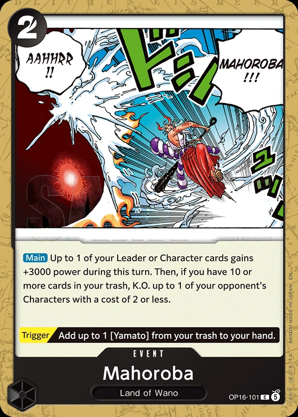 Carta Mahoroba (OP16-101)