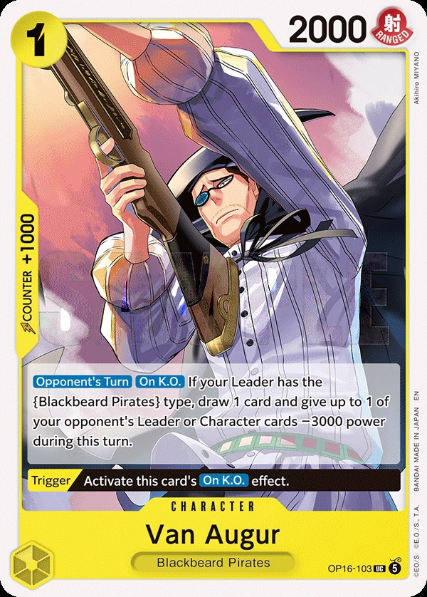 Carta Van Augur (OP16-103)