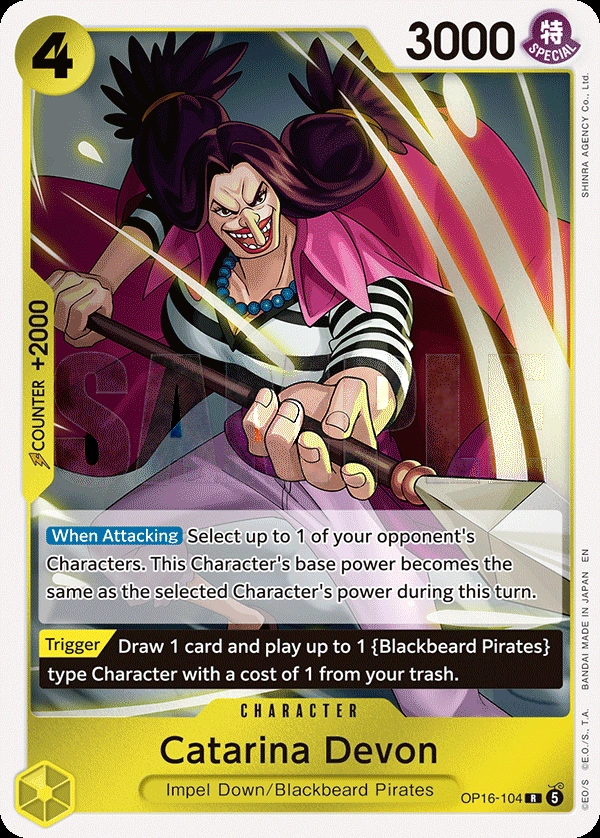 Carta Catarina Devon (OP16-104)