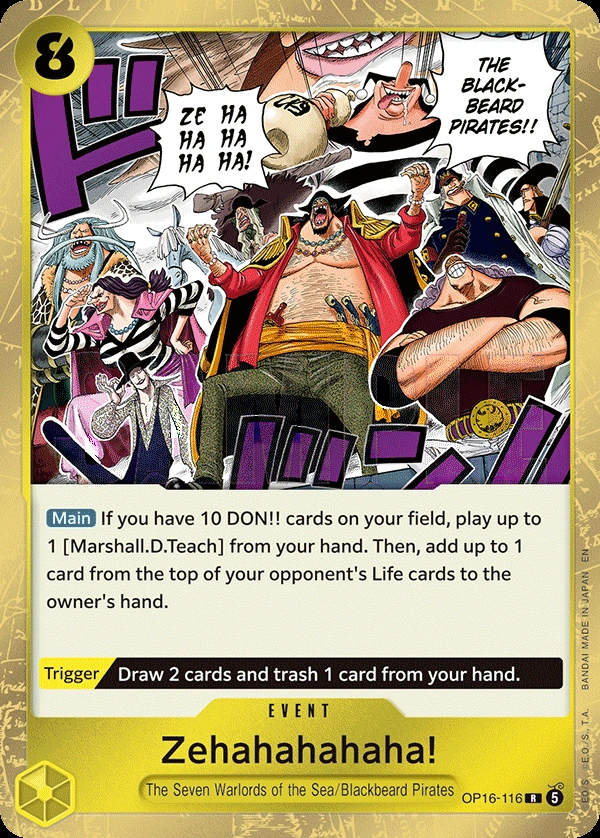 Carta Zehahahahaha! (OP16-116)