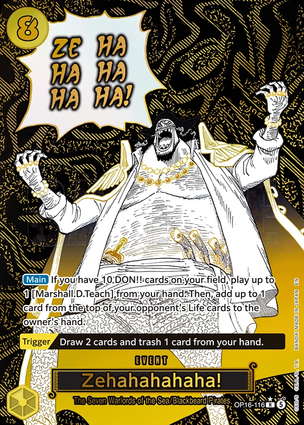 Carta Zehahahahaha! (OP16-116)