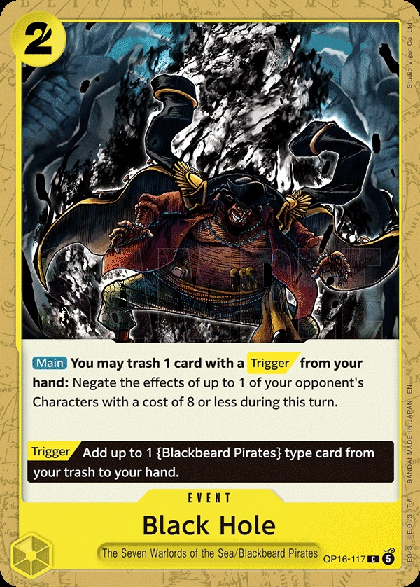 Carta Black Hole (OP16-117)