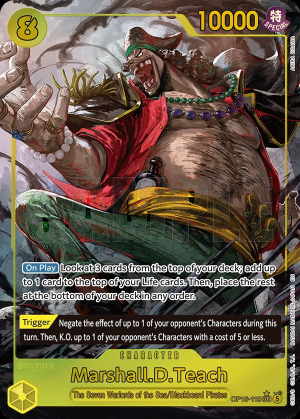 Carta Marshall.D.Teach (OP16-119)