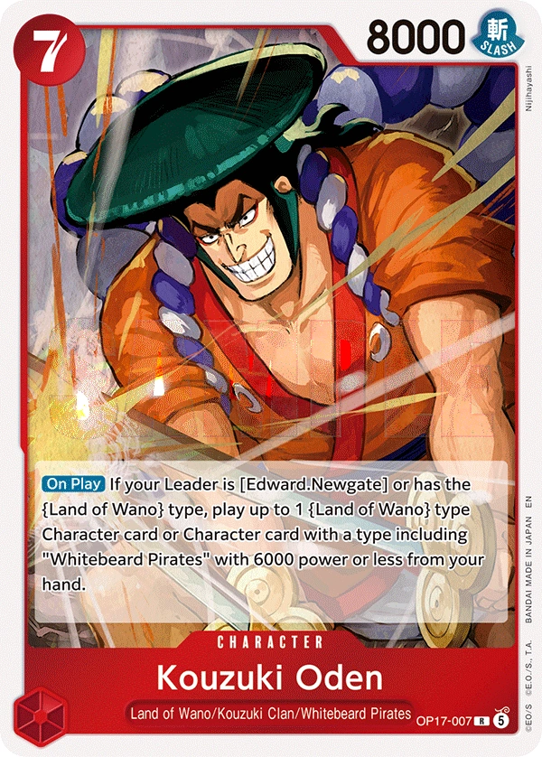 Carta Kouzuki Oden (OP17-007)