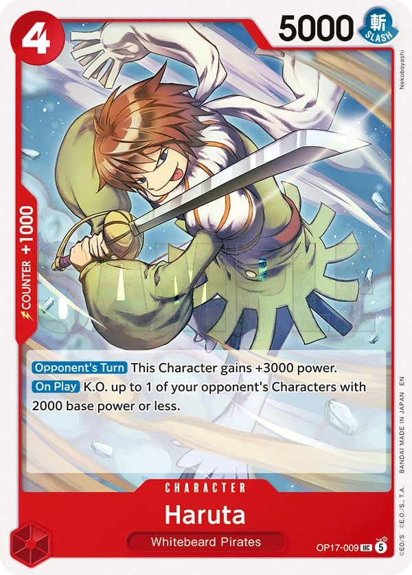 Carta Haruta (OP17-009)