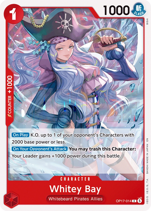 Carta Whitey Bay (OP17-014)