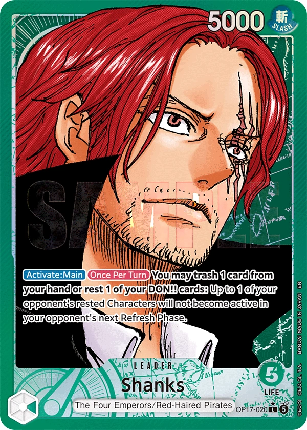 Carta líder de Shanks (OP17-020_p1)
