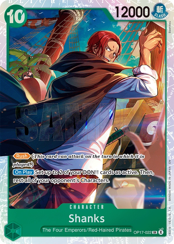 Carta Shanks (OP17-022)