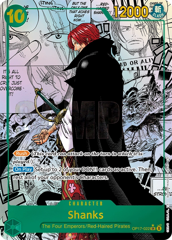 Carta Shanks (OP17-022)