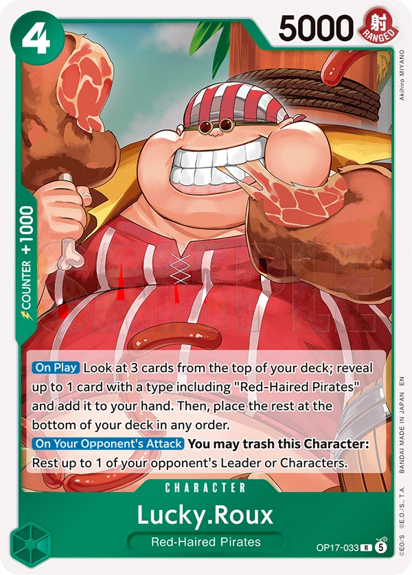 Carta Lucky.Roux (OP17-033)