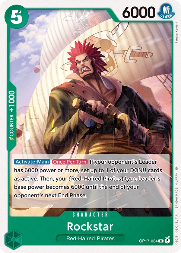 Carta Rockstar (OP17-034)