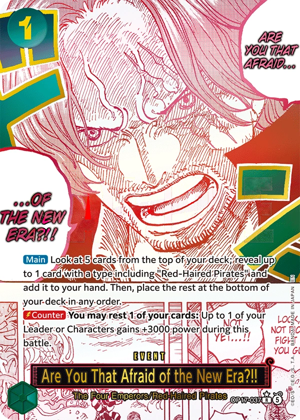 Carta Are You That Afraid of the New Era?!! (OP17-037)