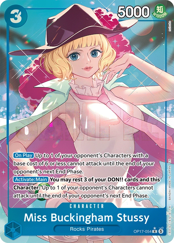Carta Miss Buckingham Stussy (OP17-054)
