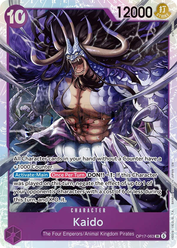 Carta Kaido (OP17-063)
