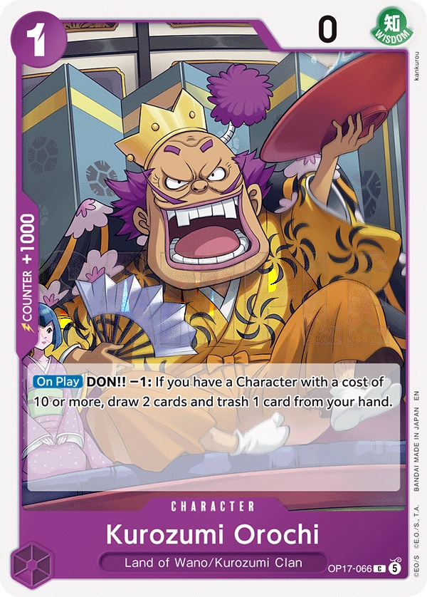 Carta Kurozumi Orochi (OP17-066)