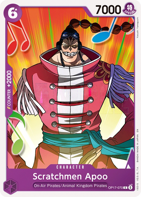Carta Scratchmen Apoo (OP17-070)