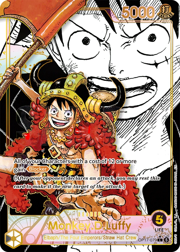 Carta Monkey.D.Luffy (OP17-079)