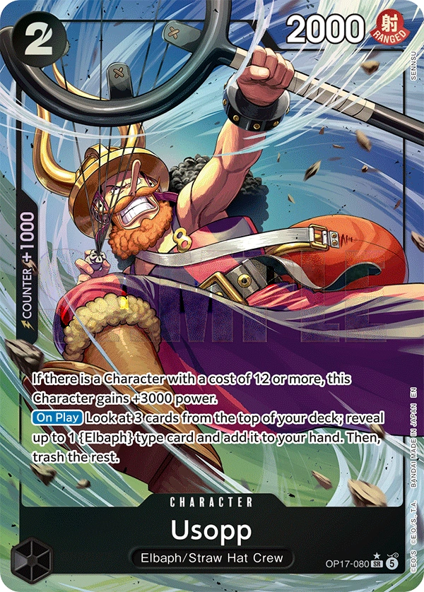 Carta Usopp (OP17-080)