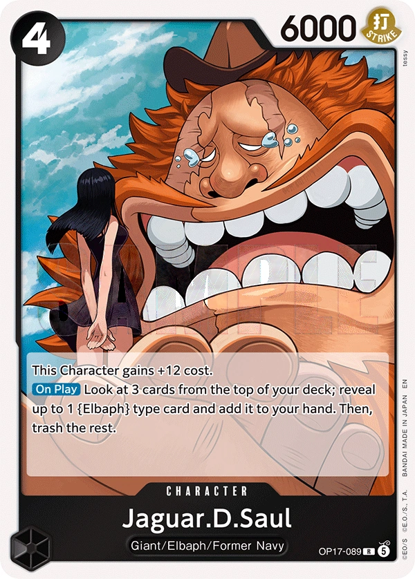 Carta Jaguar.D.Saul (OP17-089)
