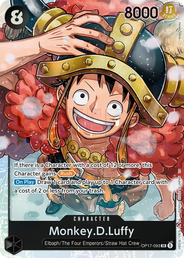 Carta Monkey.D.Luffy (OP17-093)