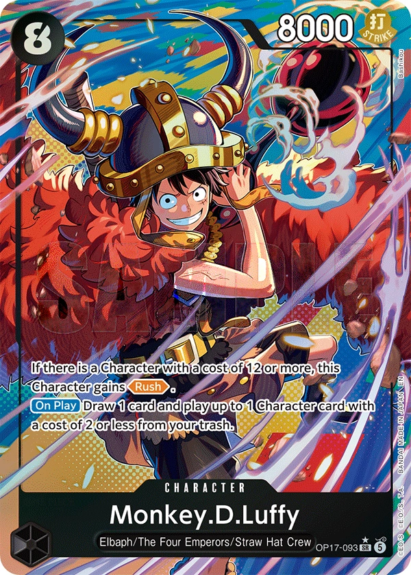 Carta Monkey.D.Luffy (OP17-093)