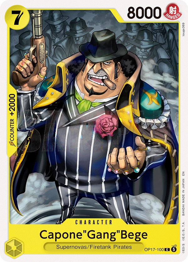 Carta Capone"Gang"Bege (OP17-100)