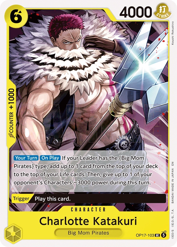 Carta Charlotte Katakuri (OP17-103)