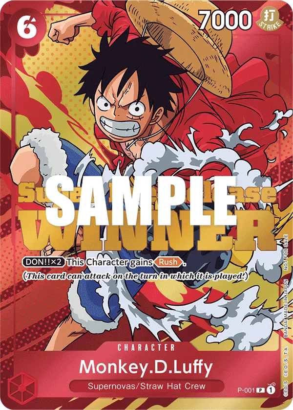 Carta Monkey.D.Luffy (P-001)