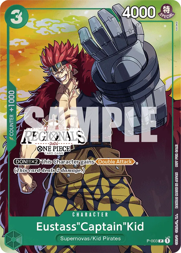 Carta Eustass"Captain"Kid (P-003)
