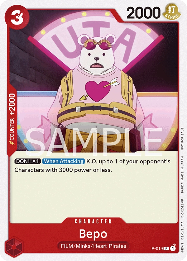 Carta Bepo (P-019)