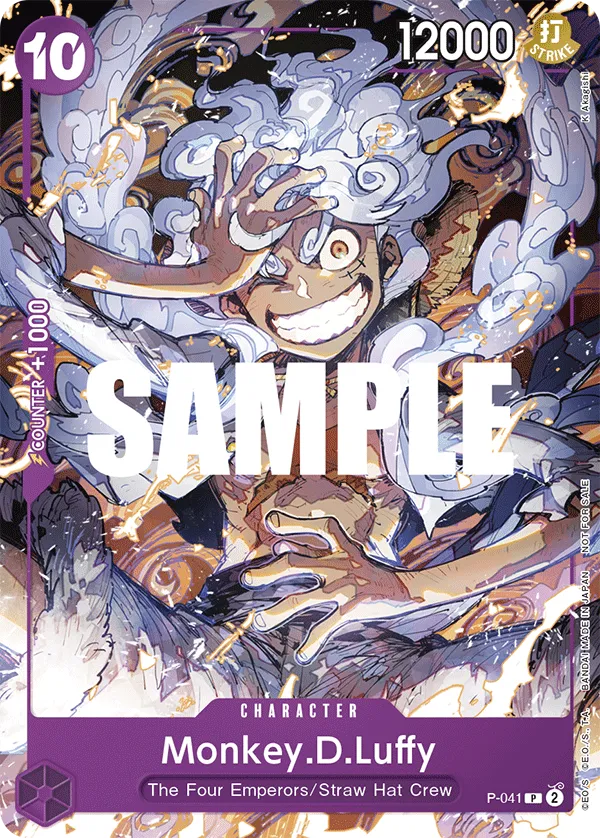 Carta Monkey.D.Luffy (P-041)